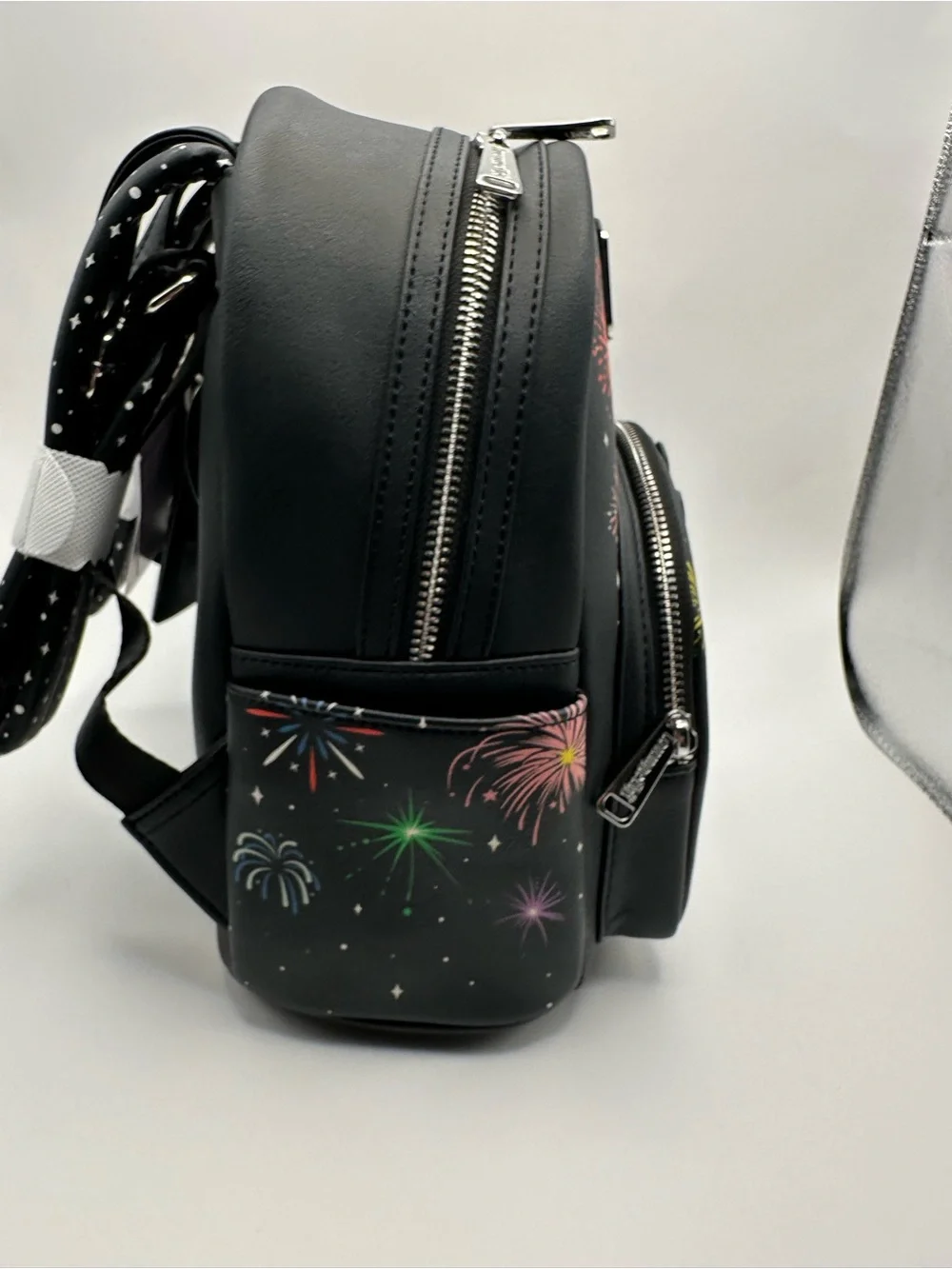 NWT Loungefly light up Disney Parks 100 Years Fireworks Mini Backpack